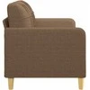 Dvivietė sofa, rudos spalvos, 140cm, audinys