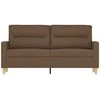 Dvivietė sofa, rudos spalvos, 140cm, audinys