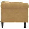 Dvivietė sofa, rudos spalvos, dirbtinė versta oda