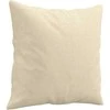 Dvivietė sofa su pagalvėlėmis, kreminės spalvos, 120cm, audinys