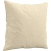 Dvivietė sofa su pagalvėlėmis, kreminės spalvos, 140cm, audinys