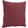 Dvivietė sofa su pagalvėlėmis, raudonojo vyno, 140cm, audinys