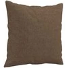 Dvivietė sofa su pagalvėlėmis, rudos spalvos, 140cm, audinys