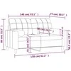 Dvivietė sofa su pagalvėlėmis, šviesiai geltona, 140cm, audinys