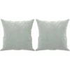 Dvivietė sofa su pagalvėlėmis, šviesiai pilka, 140cm, aksomas
