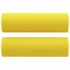 Dvivietė sofa su pagalvėlėmis, šviesiai geltona, 140cm, audinys