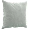 Dvivietė sofa su pagalvėlėmis, šviesiai pilka, 140cm, aksomas