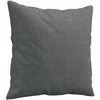 Dvivietė sofa su pagalvėlėmis, tamsiai pilka, 140cm, audinys