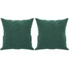 Dvivietė sofa su pagalvėlėmis, tamsiai žalia, 120cm, aksomas