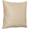 Dvivietė sofa su pagalvėmis, kreminė, 140cm, audinys