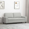 Dvivietė sofa, šviesiai pilka, 140cm, mikropluošto audinys