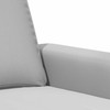 Dvivietė sofa, šviesiai pilka, 140cm, mikropluošto audinys