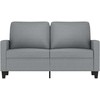 Dvivietė sofa, šviesiai pilkos spalvos, 120cm, audinys