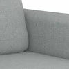 Dvivietė sofa, šviesiai pilkos spalvos, 120cm, audinys