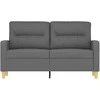 Dvivietė sofa, tamsiai pilkos spalvos, 120cm, audinys
