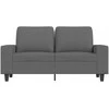 Dvivietė sofa, tamsiai pilkos spalvos, 120cm, audinys