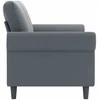 Dvivietė sofa, tamsiai pilkos spalvos, 140cm, aksomas