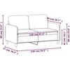 Dvivietė sofa, tamsiai žalios spalvos, 120cm, aksomas