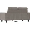 Dvivietė sofa, taupe spalvos, 120cm, audinys