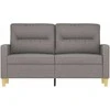 Dvivietė sofa, taupe spalvos, 120cm, audinys