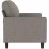 Dvivietė sofa, taupe spalvos, 120cm, audinys