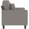 Dvivietė sofa, taupe spalvos, 120cm, audinys