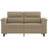 Dvivietė sofa, taupe spalvos, 120cm, mikropluošto audinys