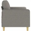 Dvivietė sofa, taupe spalvos, 140cm, audinys