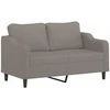 Dvivietė sofa, taupe spalvos, 140cm, audinys