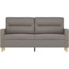 Dvivietė sofa, taupe spalvos, 140cm, audinys