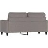 Dvivietė sofa, taupe spalvos, 140cm, audinys
