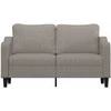Dvivietė sofa, taupe spalvos, 140cm, audinys