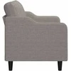 Dvivietė sofa, taupe spalvos, 140cm, audinys