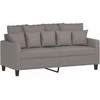 Dvivietė sofa, taupe spalvos, 140cm, audinys