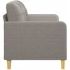 Dvivietė sofa, taupe spalvos, 140cm, audinys