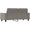 Dvivietė sofa, taupe spalvos, 140cm, audinys