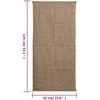 Džiuto maišai, 5vnt., 65x135cm, 100% džiutas, 220 g/m²