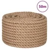 Džiuto virvė, 50 m ilgio, 24 mm storio
