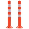 Eismo reguliavimo stulpeliai, 2vnt., plastikas, 75cm