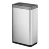 EKO Šiukšliadėžė su jutikliu Mirage X, matinės sidabrinės spalvos, 80l
