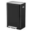 EKO Šiukšliadėžė su pedalu X-Cube, juodos spalvos, 45l
