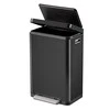 EKO Šiukšliadėžė su pedalu X-Cube, juodos spalvos, 45l