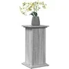 Eksponavimo stovas su lentyna, pilkas, 31x30x60cm, mediena