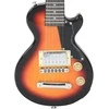Elektrinė gitara vaikams su dėklu, ruda/juoda, 3/4 30"