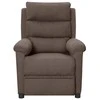 Fotelis Elektrinis atlošiamas krėslas, taupe spalvos, audinys