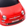 Elektrinis vaikiškas automobilis Fiat 500, raudonos spalvos