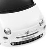 Elektrinis vaikiškas automobilis Fiat 500, baltos spalvos