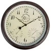 4IQ „Esschert Design“ pastatomas laikrodis su termo-higrometru, 30,5 cm, TF008