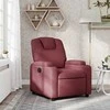 Fotelis Atlošiamas krėslas, raudonojo vyno spalvos, audinys