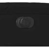 Fotelis Elektrinis atlošiamas krėslas, juodos spalvos, audinys